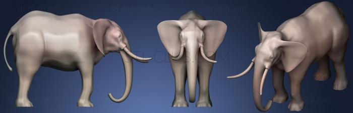 3D model Elephant6 (STL)